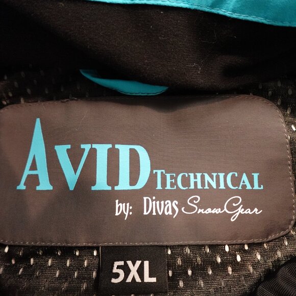 Avid Technical by Divas SnowGear Polartec NeoShell Jacket Women’s 5XL Sky Blue - Picture 4 of 15